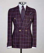 Load image into Gallery viewer, CJ-Maroon Plaid
