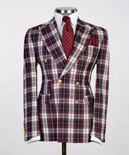 Load image into Gallery viewer, Hogan- Maroon Plaid