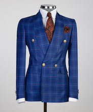 Load image into Gallery viewer, CJ-Blue Plaid