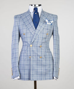 Hogan- Blue Plaid