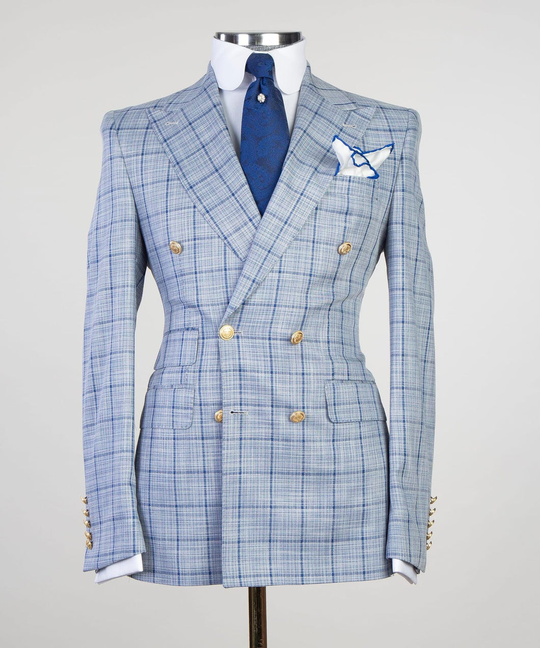 Hogan- Blue Plaid