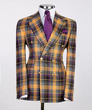 Load image into Gallery viewer, Hogan- Purple &amp; Yellow Plaid
