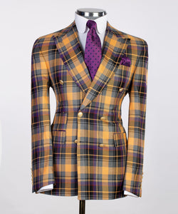Hogan- Purple & Yellow Plaid