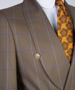 CJ-Brown Plaid