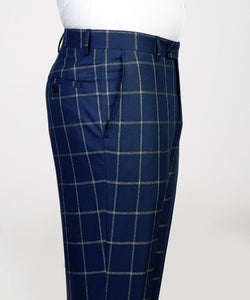 CJ- Royal Blue Plaid
