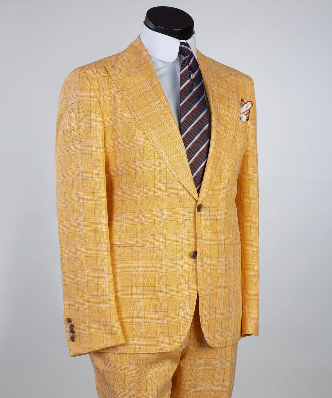 Big & Tall Yellow Plaid