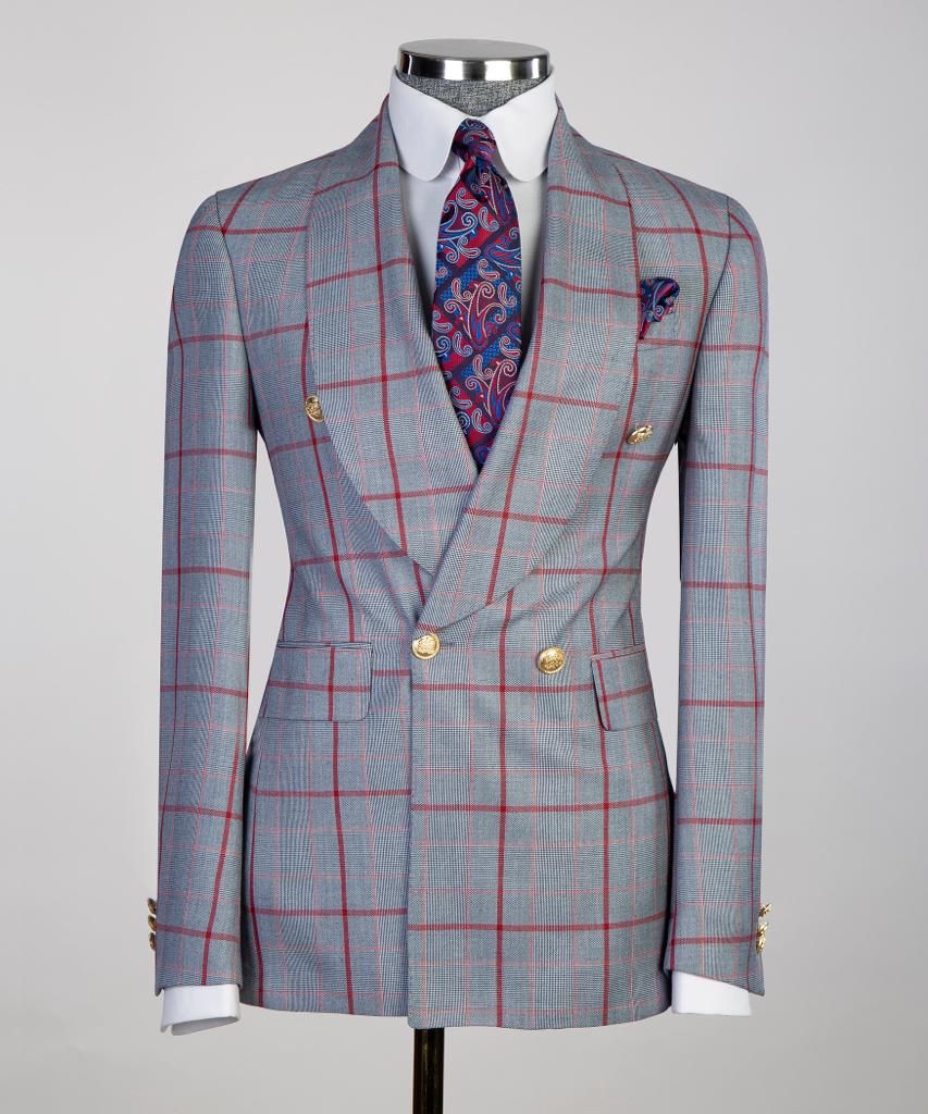CJ-Gray Plaid