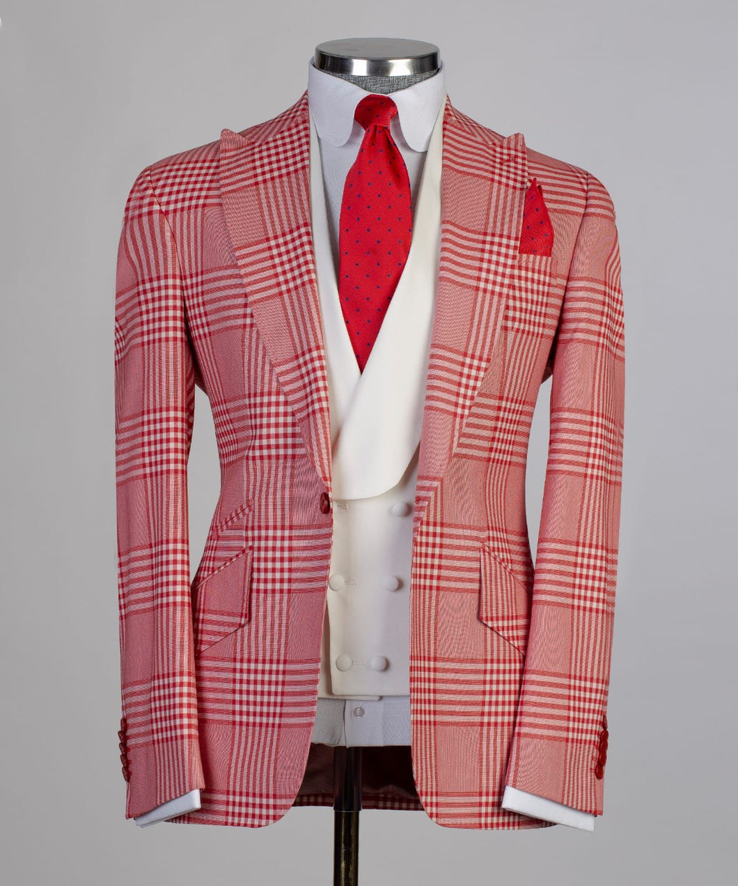 Grover-Red & White
