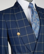 Load image into Gallery viewer, CJ- Royal Blue Plaid
