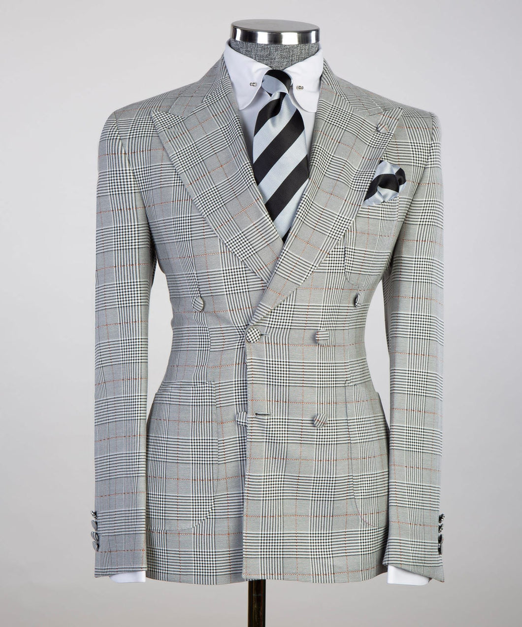 John- Gray Plaid