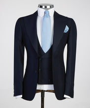 Load image into Gallery viewer, Crape- Navy
