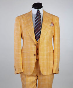 Big & Tall Yellow Plaid