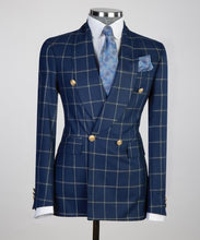 Load image into Gallery viewer, CJ- Royal Blue Plaid
