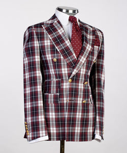 Hogan- Maroon Plaid