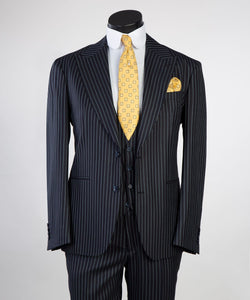Big & Tall Black and White Stripe
