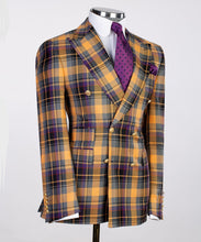 Load image into Gallery viewer, Hogan- Purple &amp; Yellow Plaid
