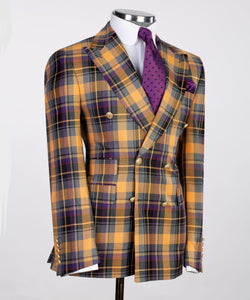 Hogan- Purple & Yellow Plaid